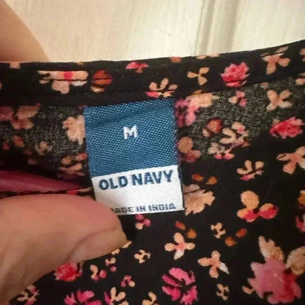 Old Navy medium Floral fall dress with back cutout - Picture 3 of 5
